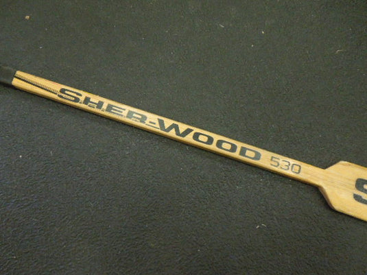 Used Sher-Wood 530 Wood Goalie Hockey Stick