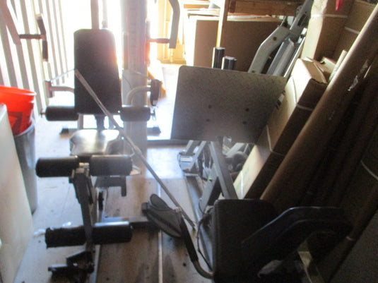Used TUFF STUFF ODYSSEY 5 HOME GYM W/ LEG PRESS W/200lb weight Stack
