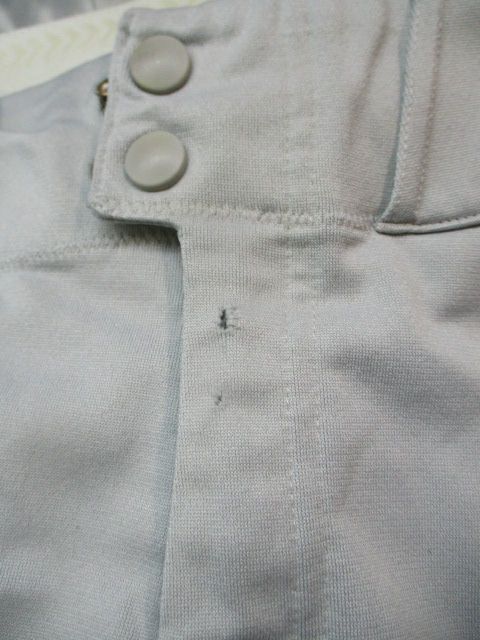 Used Nike Grey Knicker Bottom Pants Adult Size Small - small wear