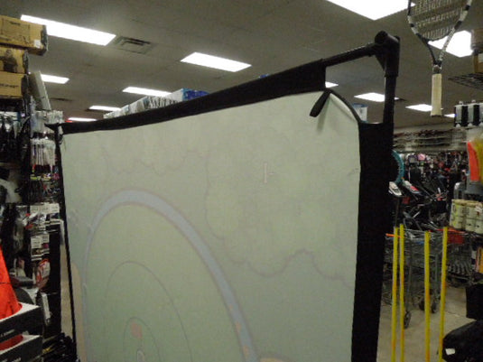 Used Battle Golf Chipping Game and Training Device Mat Stand and 11 Velcro Balls