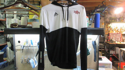 Adidas Arkansas State Long Sleeve Shirt W/ Hood - Size Large