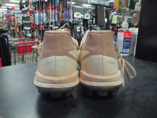Used Adidas Adizero Afterburner 7 Metal Cleats in White Size 13