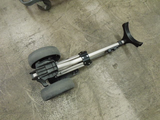 Load image into Gallery viewer, Used Up Right Push Golf Bag Rolling Caddy No Straps

