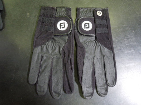 Used Footjoy Rain Grip Mens Golf Gloves Size Medium