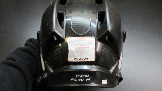 Used CCM FL40  Hockey Helmet - Size Medium