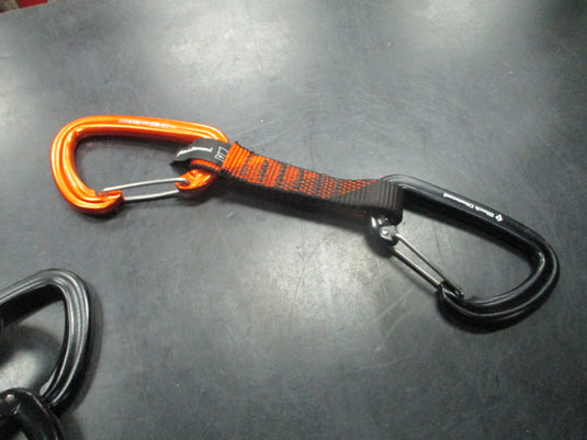 Black Diamond Equipment LTD Unisex Quickdraw in black and orange