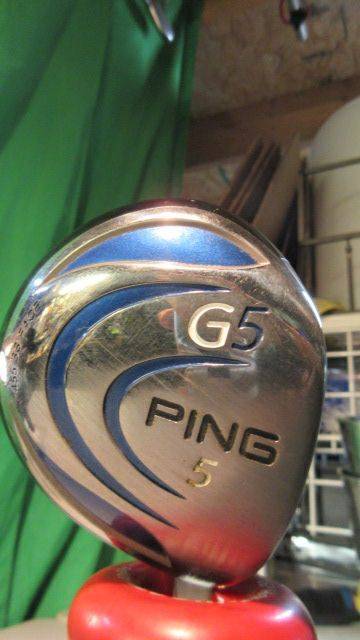 Used Ping G5 455 SS Face 18° 5 Wood Soft Regular (Seniors) Graphite Shaft