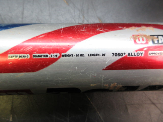 Load image into Gallery viewer, Used Demarini Patriot 30" -10 Fastpitch Softball Bat

