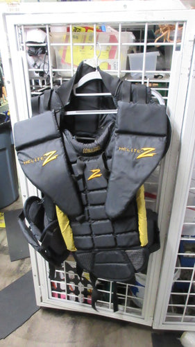 Used Heaton Helite-Z Goalie Hockey Chest Protector Size Adult - straps wear