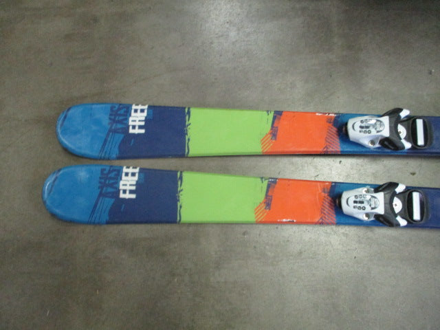 Load image into Gallery viewer, Used Axis Free Team Sinflex 130 cm Downhill Skis w/ Look Bindings - small wear
