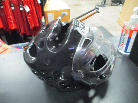 Used Ata Sparring Head Gear W/ Clear Face Mask