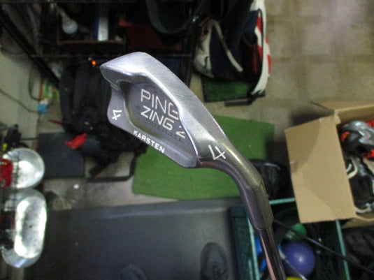 Used PING Zing 2 Karsten Yellow Dot Right Hand 4 Iron