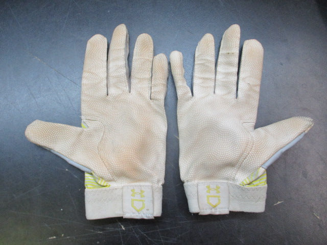 Load image into Gallery viewer, Used Under Armour Clean Up 21 Batting Gloves - XL
