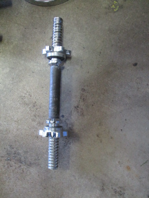 Used Spinlock Dumbbell Handle With Black Tape on handle