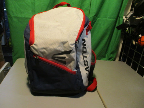 Used Easton Red White Blue Jr Baseball Back pack