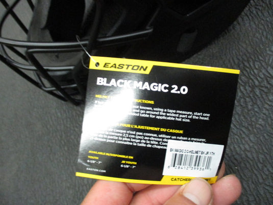 Easton Black Magic 2.0 Size Small 6 1/8 - 7 Catchers Helmet - Open Box