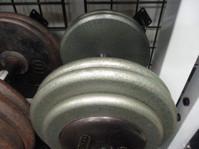 Load image into Gallery viewer, Used Ivanko 55lb Fixed Dumbbell
