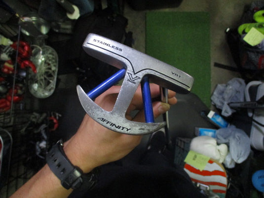Used Affinity V-Rod VR1 Stainless Steel Right Hand Putter