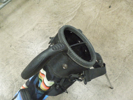 Used Multi Color Sunday Golf Stand Bag with Rain Cover