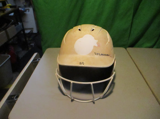 Used Boombah Size 6 1/4 - 7 Batting Helmet W/ Facemask
