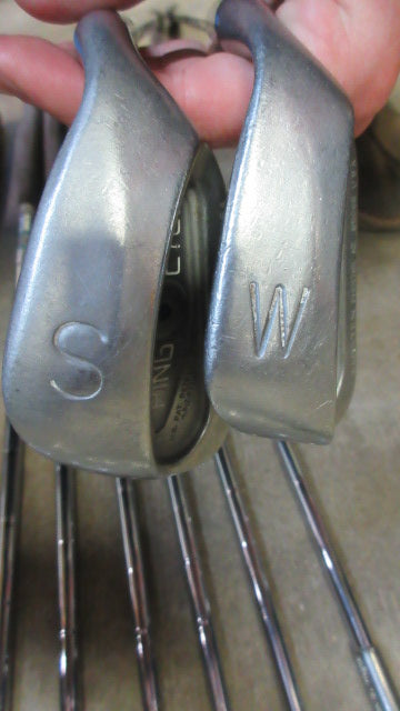 Load image into Gallery viewer, Used Ping Eye 2 Blue Dot Iron Set - RH - S-W 2-9
