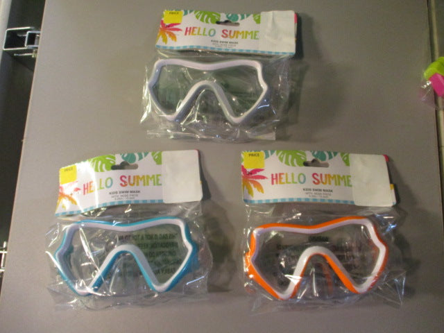 Load image into Gallery viewer, Hello Summer Kids Swim Mask 5.25" - Assorted Colors
