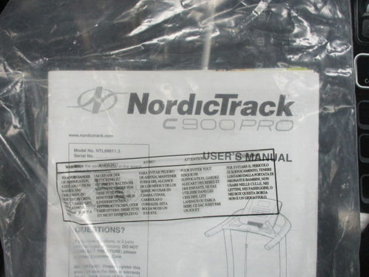 Used Nordictrack C900 Pro Folding Treadmill