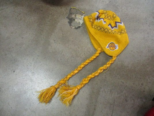 Used Los Angeles Lakers Kids Winter Hat