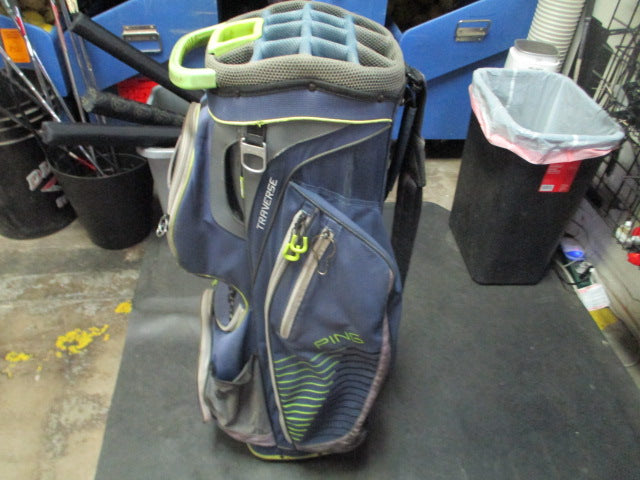 Load image into Gallery viewer, Used Ping Traverse cart Golf Bag
