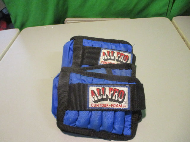 Load image into Gallery viewer, Used All Pro Blue Ankle Wrist Weight Set 5 lb Pair 2.5 lbs each
