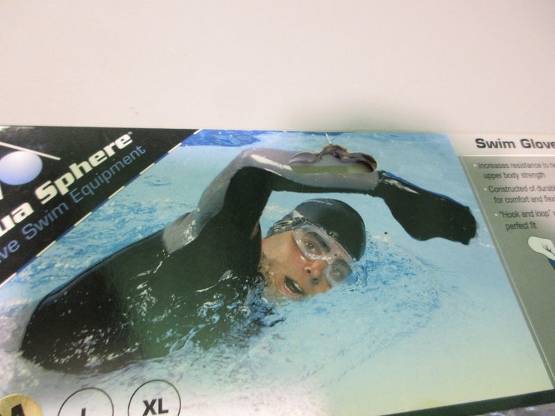 Load image into Gallery viewer, Used Aqua Sphere Size Medium Swim Glove

