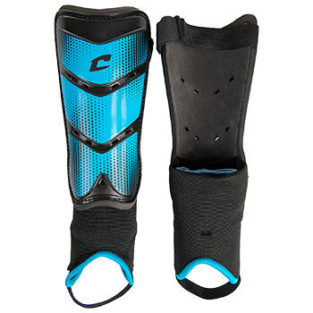 New Champro League Soccer Shin Guard Black Youth Size Large