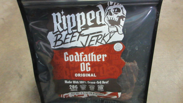 Load image into Gallery viewer, New Ripped Jerky Godfather OG Original Beef Jerky - 2.5oz
