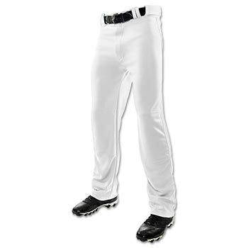 New Champro Open Bottom Baseball Pant Youth Size Medium - White