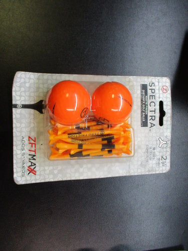 Zero Friction Spectra Distance Pack Golf Balls 2 QTY & 2 3/4