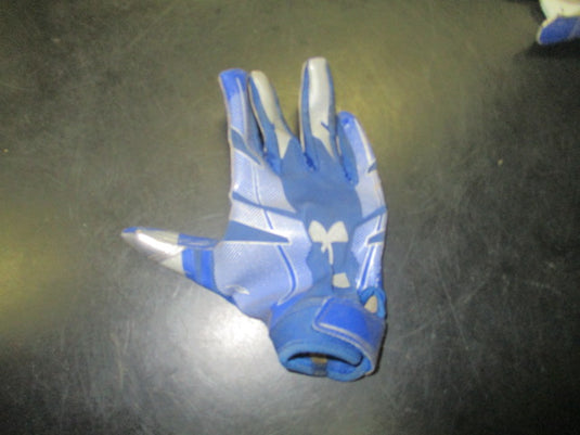 Used Under Armour Right Hand Only Reciver Glove in Blue Youth Medium