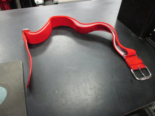 Used All Star Red Adult Baseball Belt