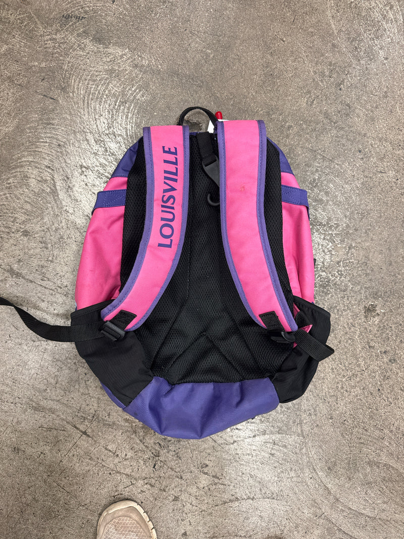 Load image into Gallery viewer, Used Louisville Slugger Pink/Purple Baseball Equipment Bag
