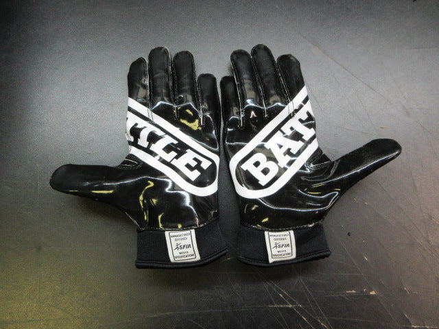 Load image into Gallery viewer, Used Battle Football Receivers Gloves - Size Youth XL

