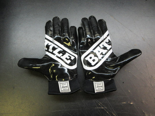 Used Battle Football Receivers Gloves - Size Youth XL