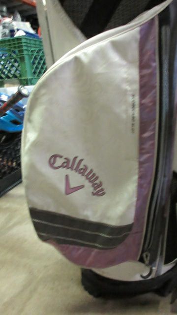 Load image into Gallery viewer, Used Callaway Solaire Golf Stand Bag w Carry Strap - stains and tear in bag
