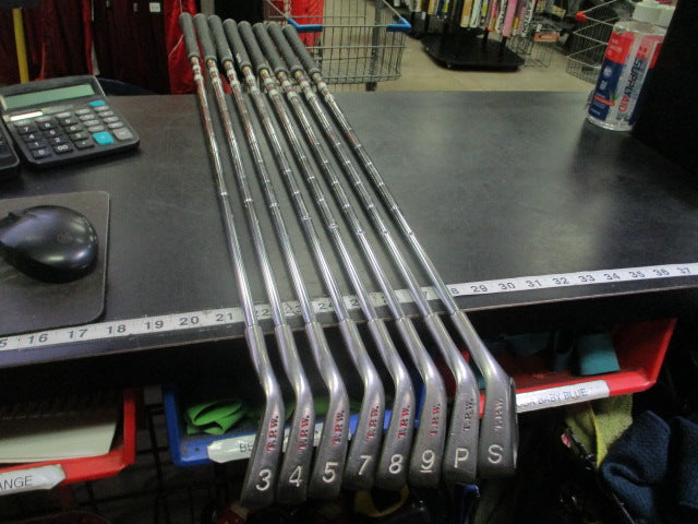 Load image into Gallery viewer, Used Pinseeker TPW 8pc Right Hand Iron Set 3-9i and P/Sw Missing 6i
