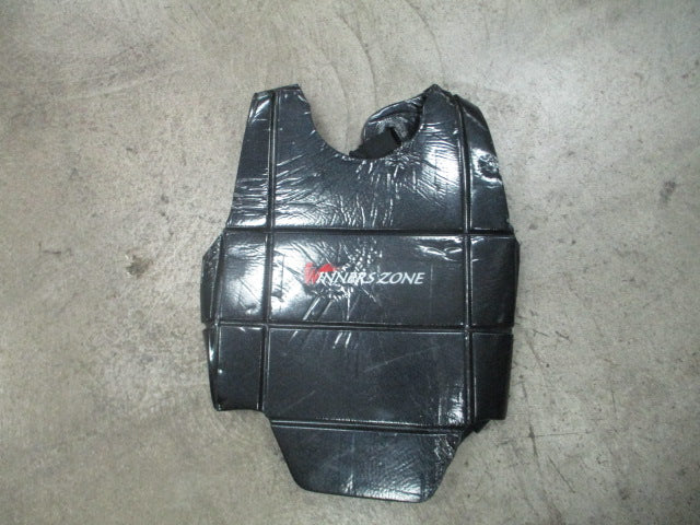 Load image into Gallery viewer, Used Winners Zone Black Martial Arts Chest Protector Size Large
