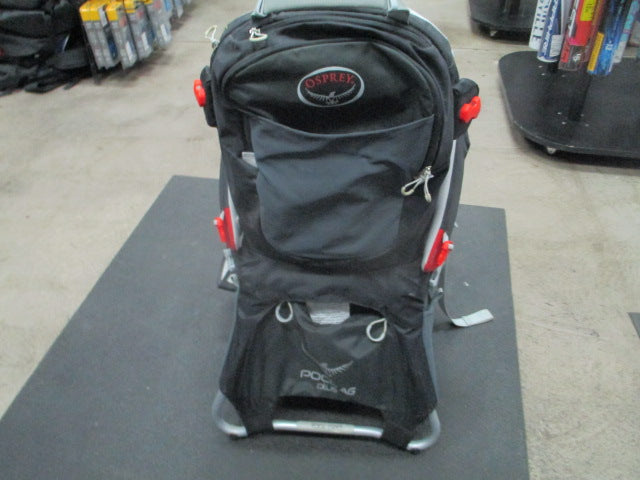 Load image into Gallery viewer, Used Osprey Poco AG Plus Grey Child Carrier Backpack
