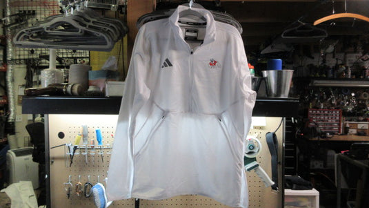 Adidas Fresno State Bulldogs Half Zip Jacket - Size Large