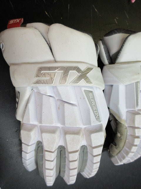 Load image into Gallery viewer, Used STX Surgeon RZR Lacrosse Gloves - Size Large
