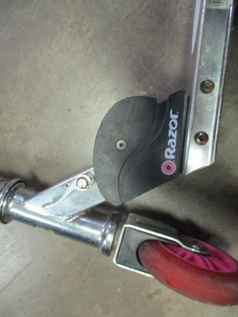 Load image into Gallery viewer, Used Pink Razor Scooter - worn handles
