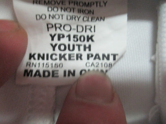 Used Rawlings Knicker Bottom Youth Large Baseball Pant