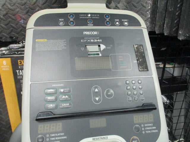 Load image into Gallery viewer, Used Precor EFX 534i Elliptical w/ Cardio Theater TV (Crack On Display)
