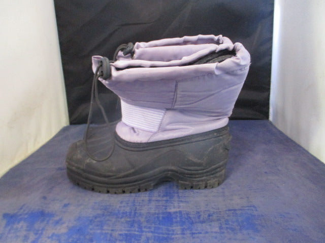 Load image into Gallery viewer, Used Purple Duck Snow Boots Youth Size 1
